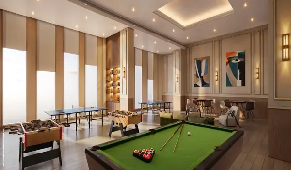 Indoor Games Room and Recreational Area at Godrej Elaris Pune