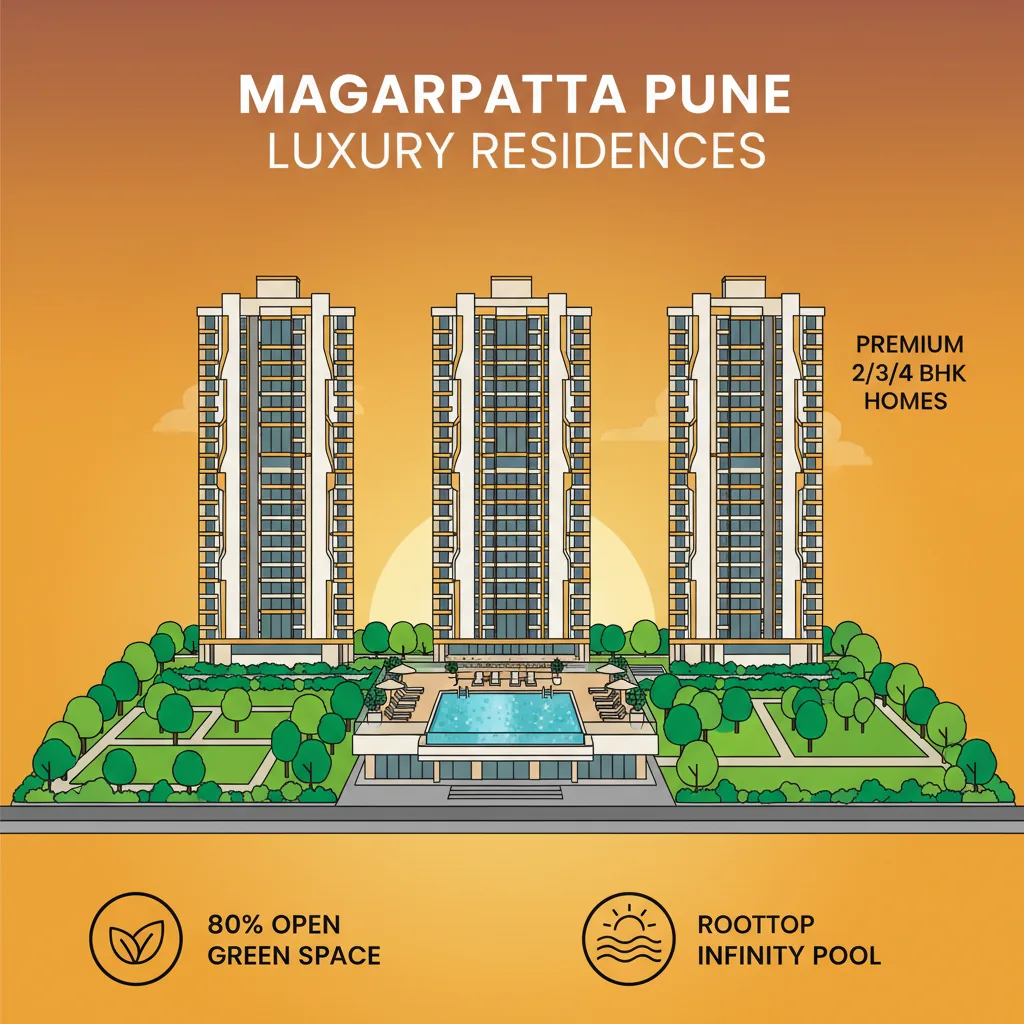 Godrej Elaris Pre Launch - Modern luxury residential apartment complex in Magarpatta Pune